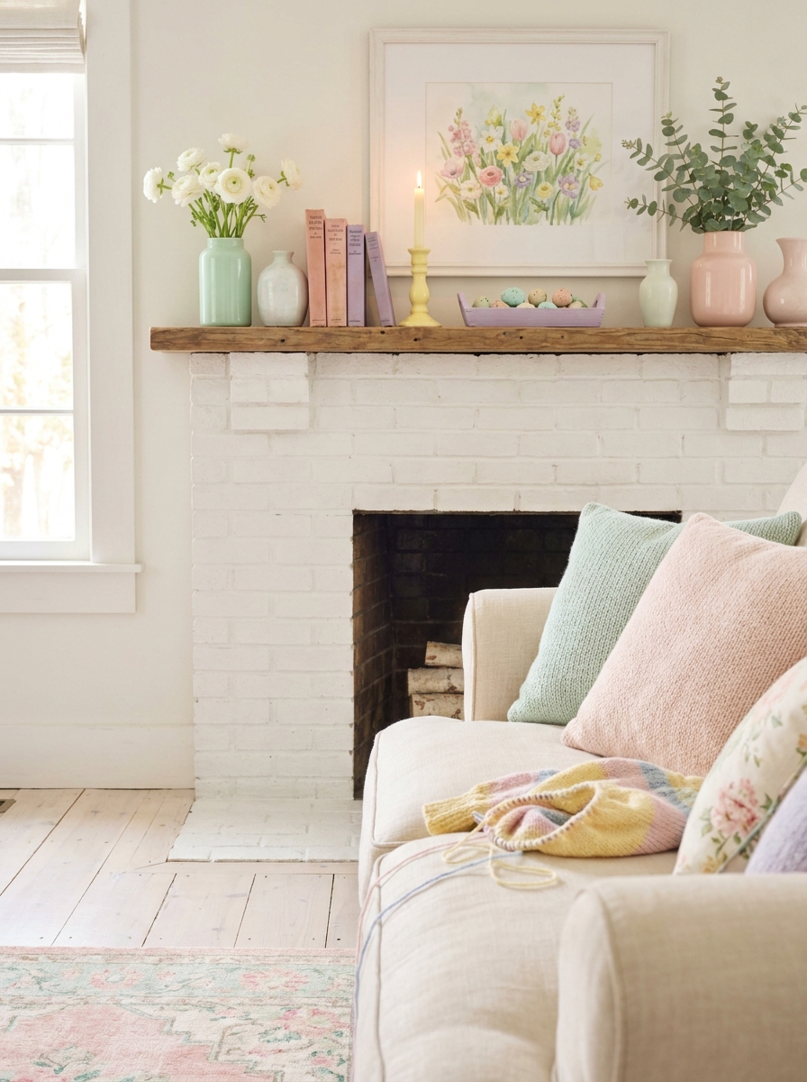 Pastel Color Block Display
