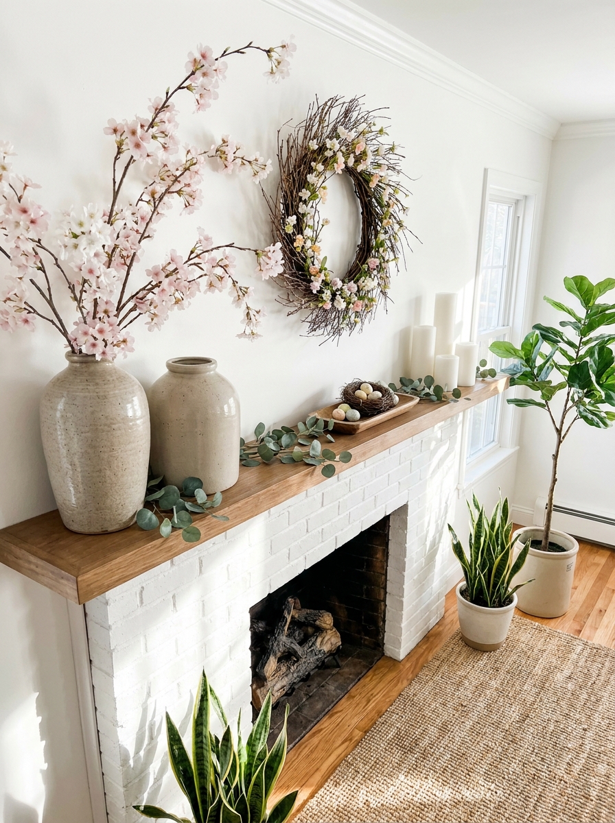 Rustic Branches in Oversized Vessels