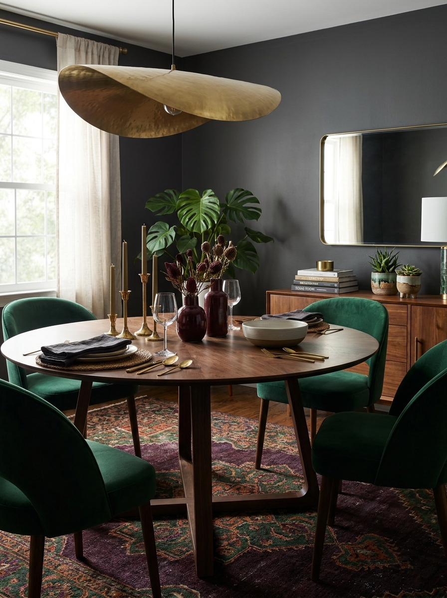 Moody Jewel Tones Replace Boring Neutrals