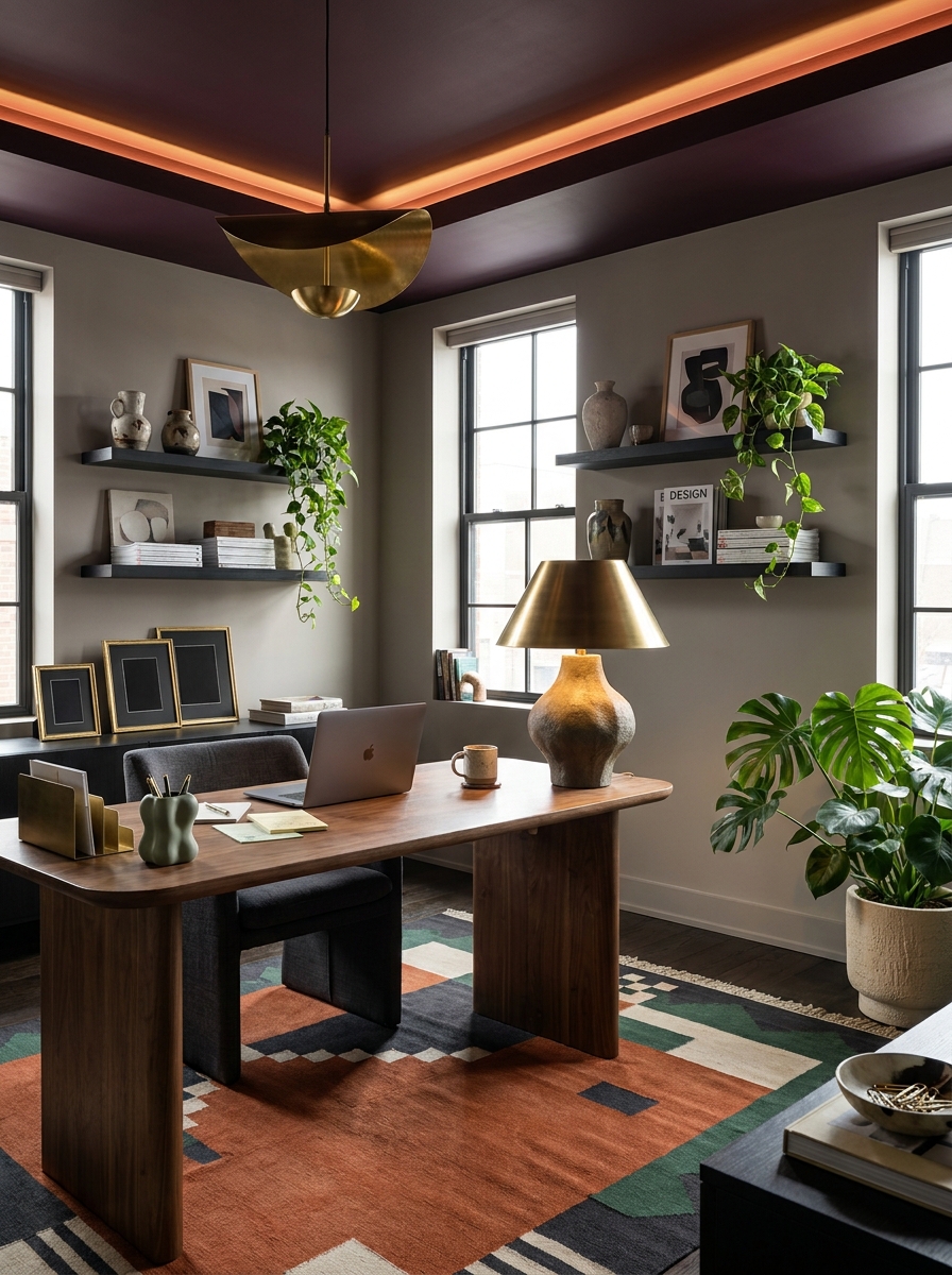 Statement Ceilings Steal the Fifth Wall