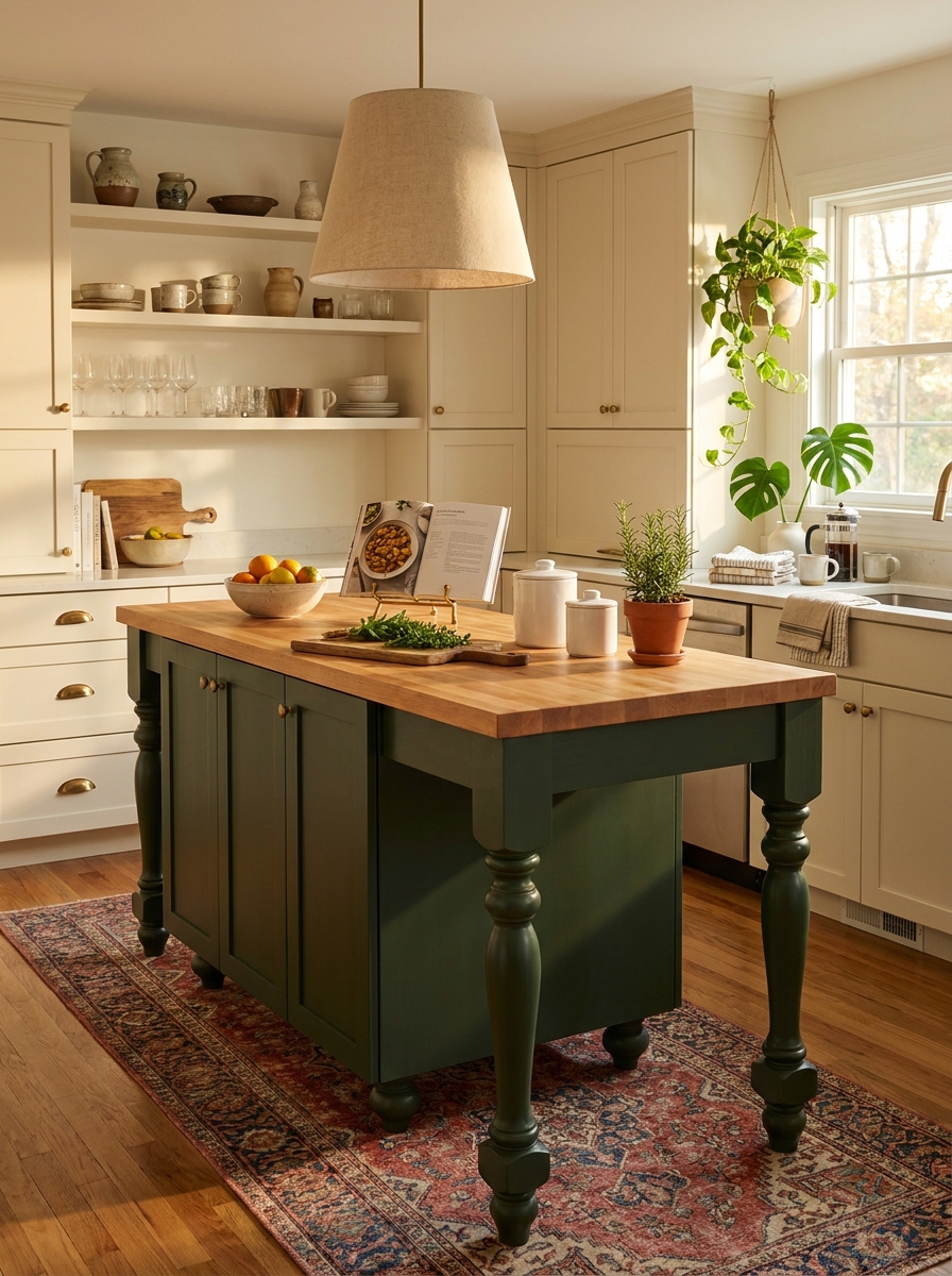 Kitchen Islands Become Furniture Pieces
