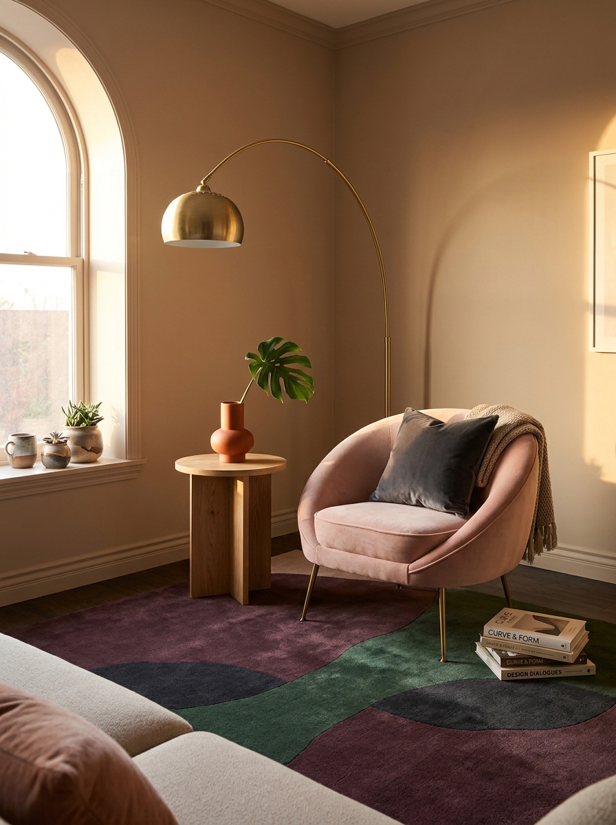Curved Furniture Takes Over Everything