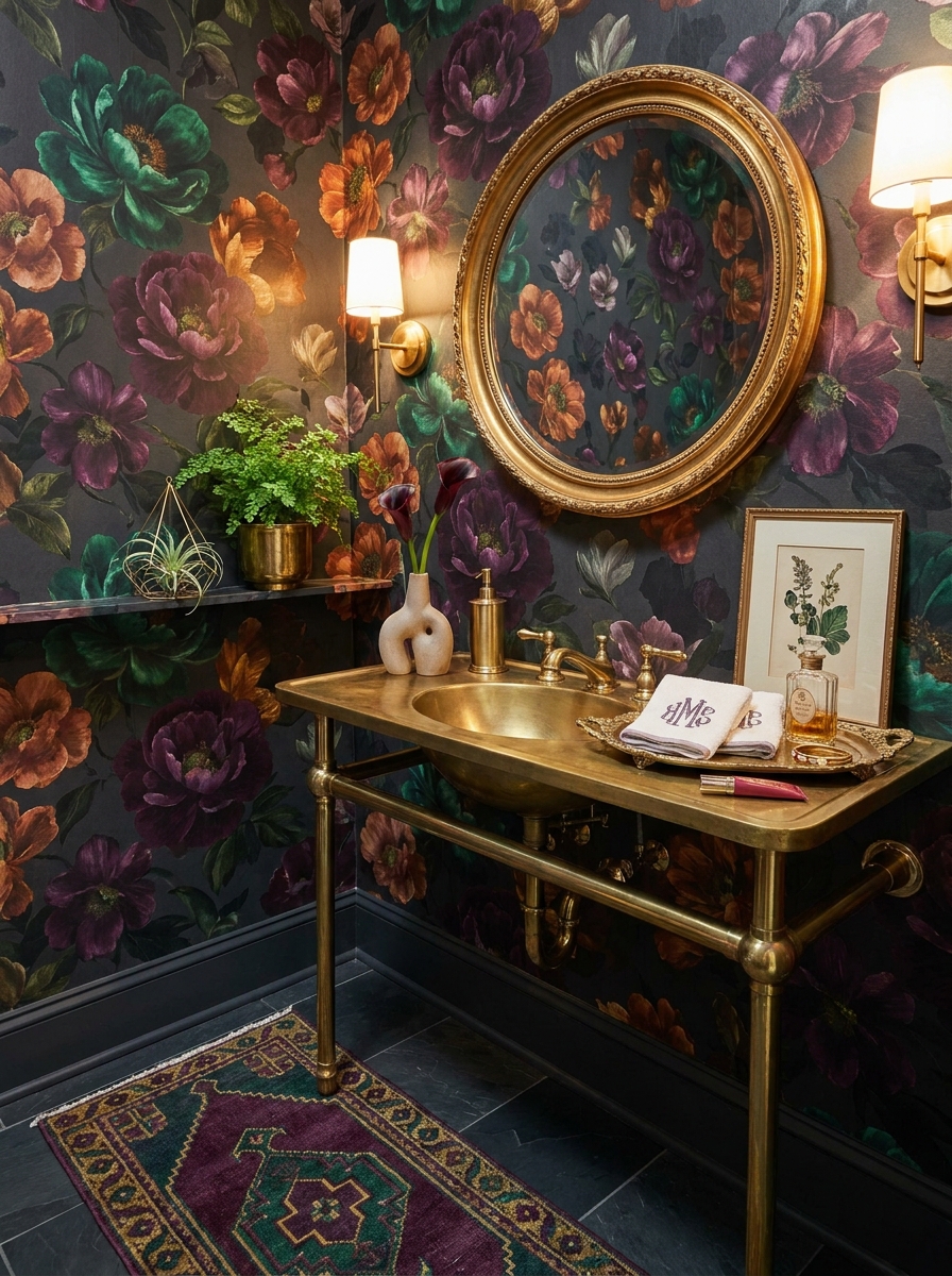 Powder Rooms Become Jewel Box Moments