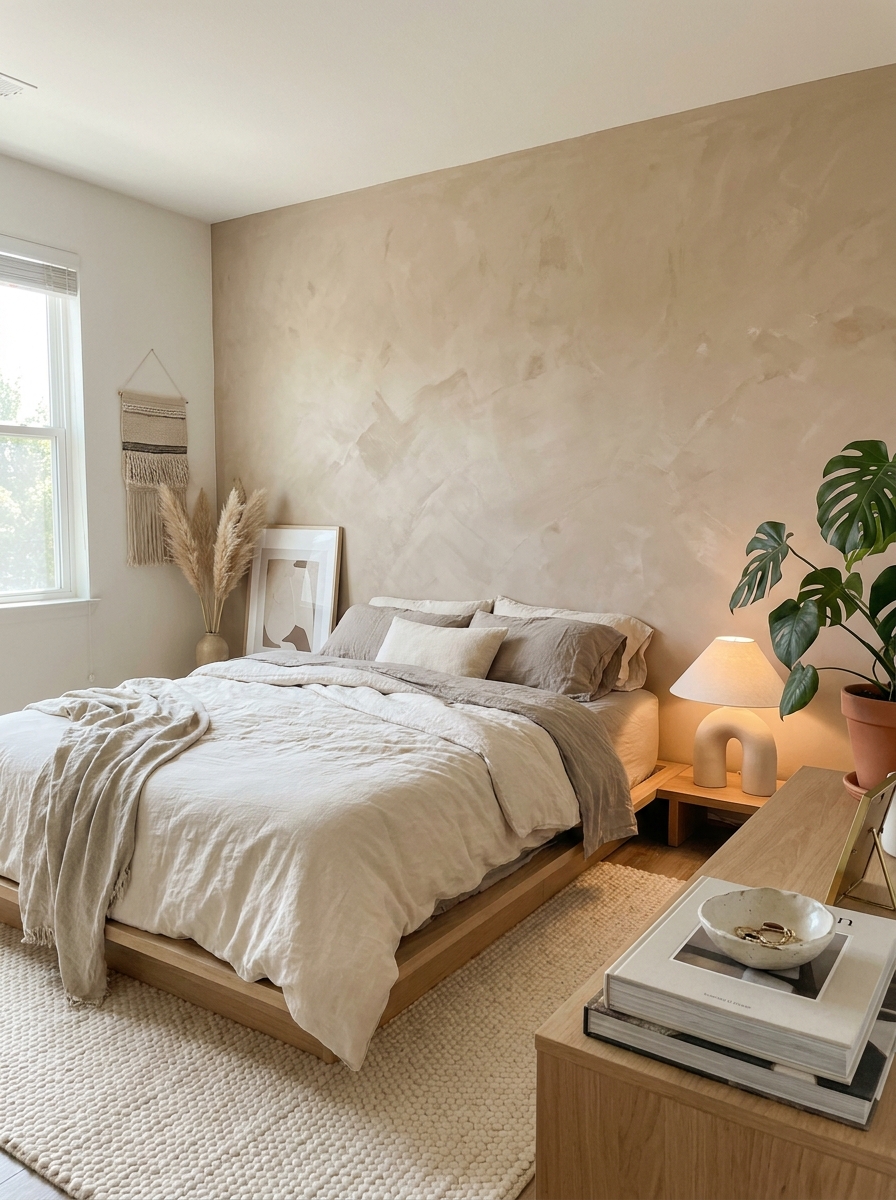 Textured Walls Replace Flat Paint