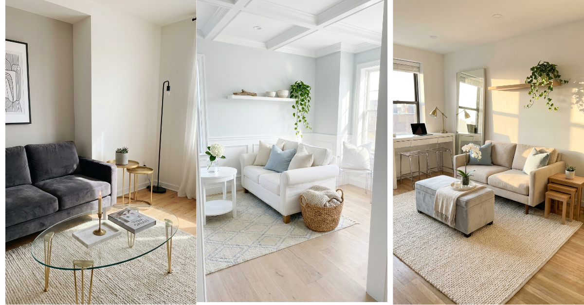 15 Dreamy Small Living Room Ideas to Create Airiness