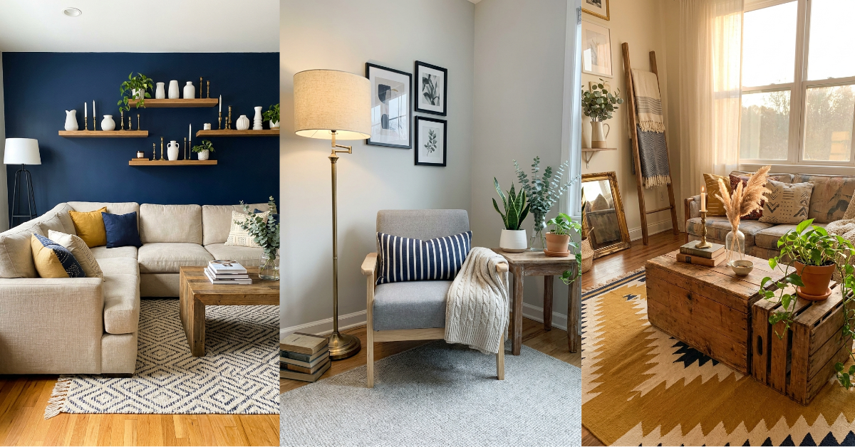 21 Gorgeous Living Room Ideas on a Shoestring