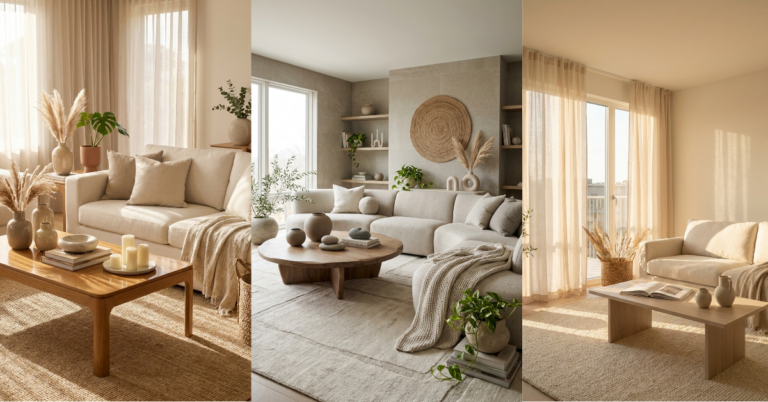 23 Serene Neutral Living Room Ideas to Calm Your Soul