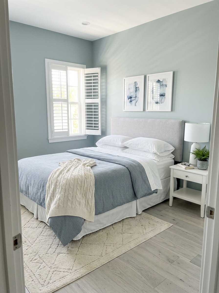 Pale Blue-Gray for Airy Serenity
