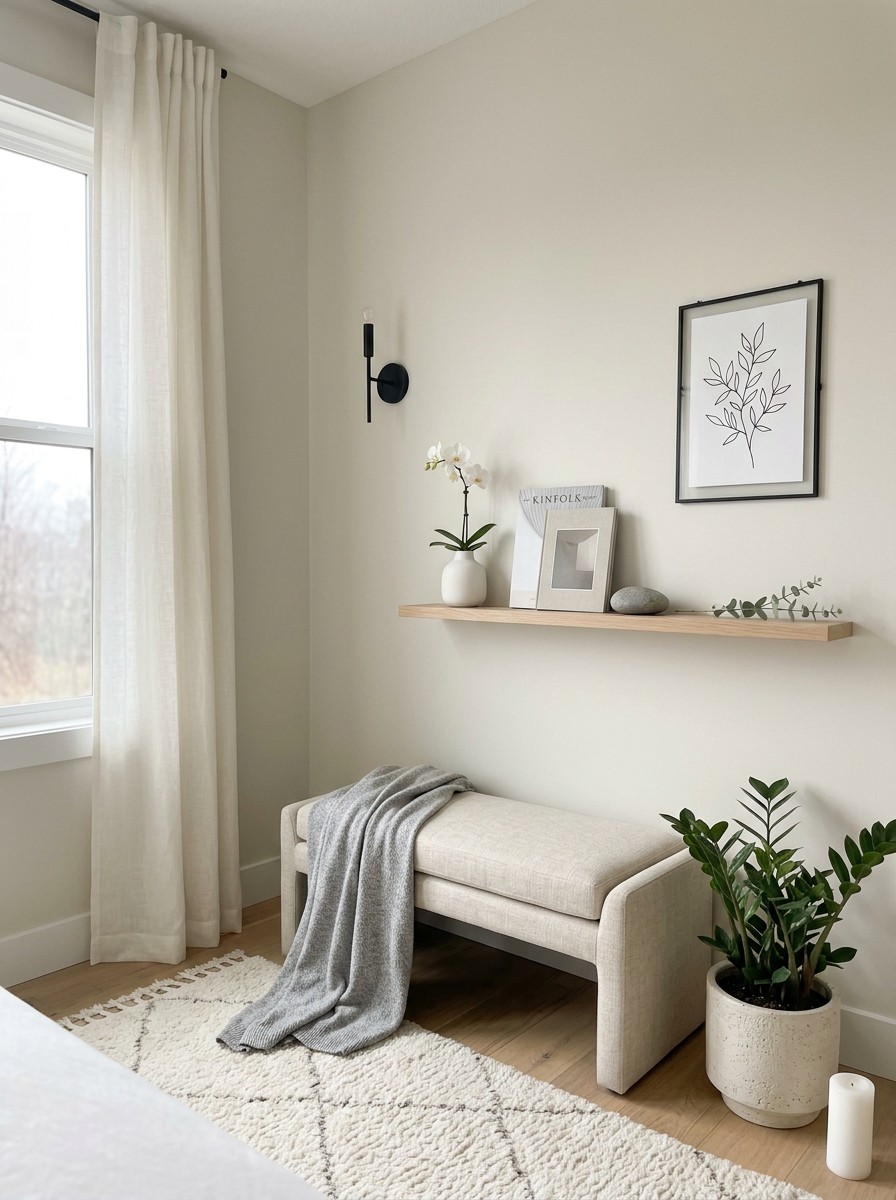 Soft Ivory with Gray Undertones