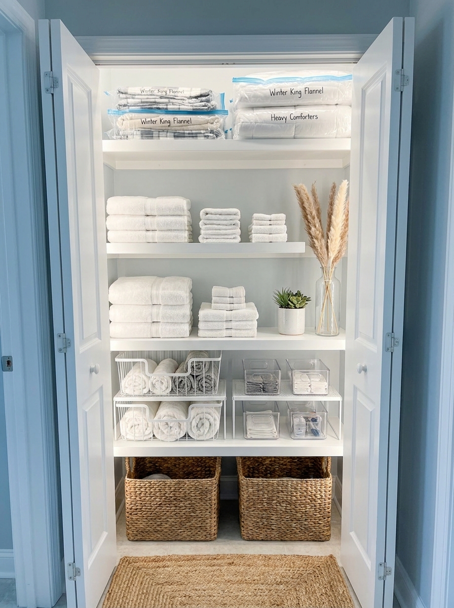 Vacuum Storage for Seasonal Linens