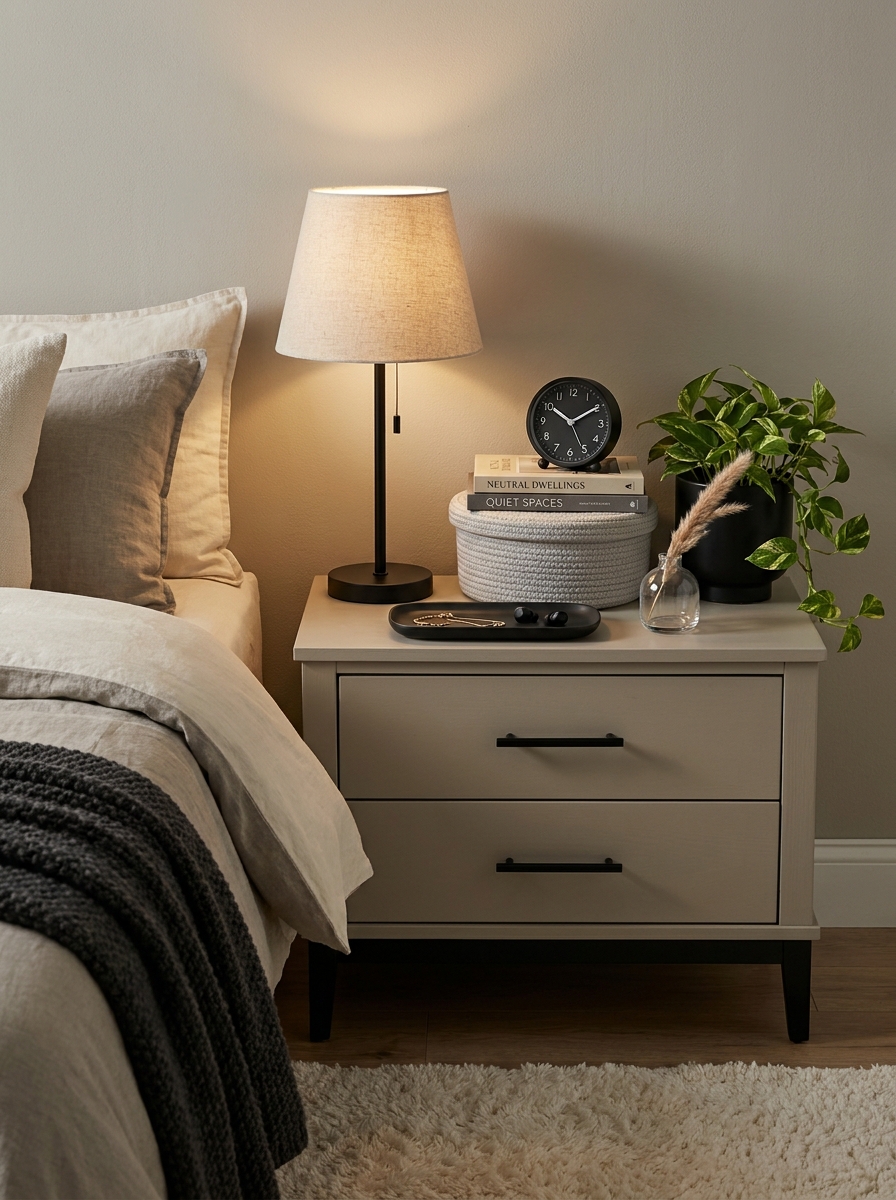 The Double-Duty Nightstand Setup