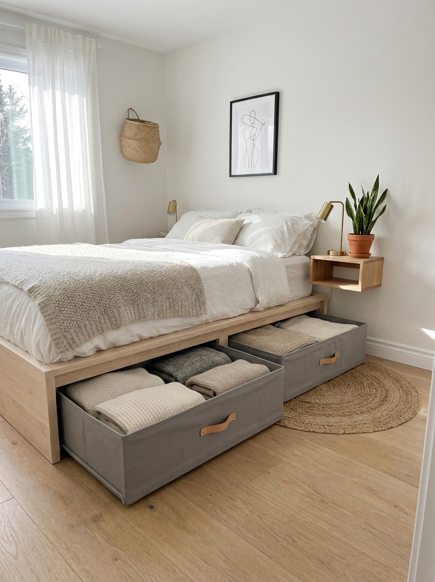 Under-Bed Drawers That Actually Roll Smoothly