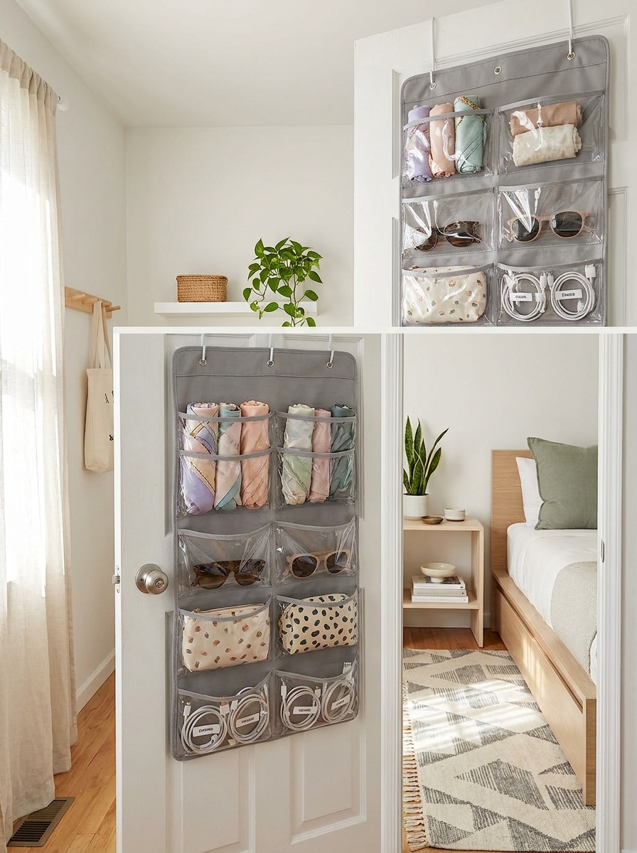 Over-the-Door Organizer for Shoes and Small Items