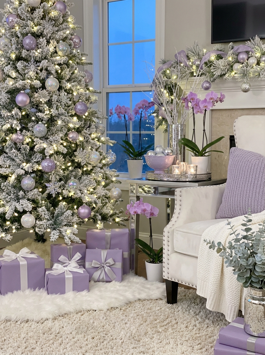 Frosted Lavender and Silver Dream