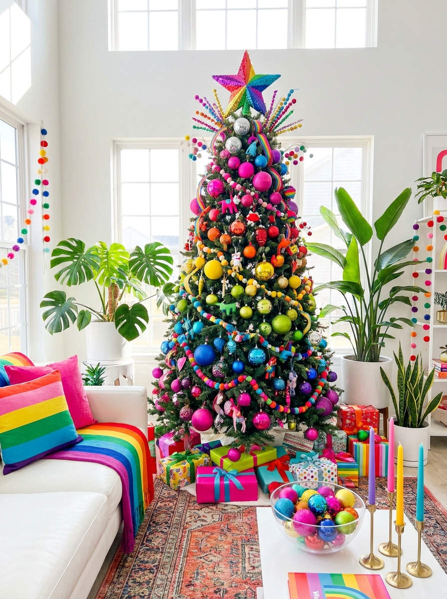 Bold and Bright Rainbow Maximalist
