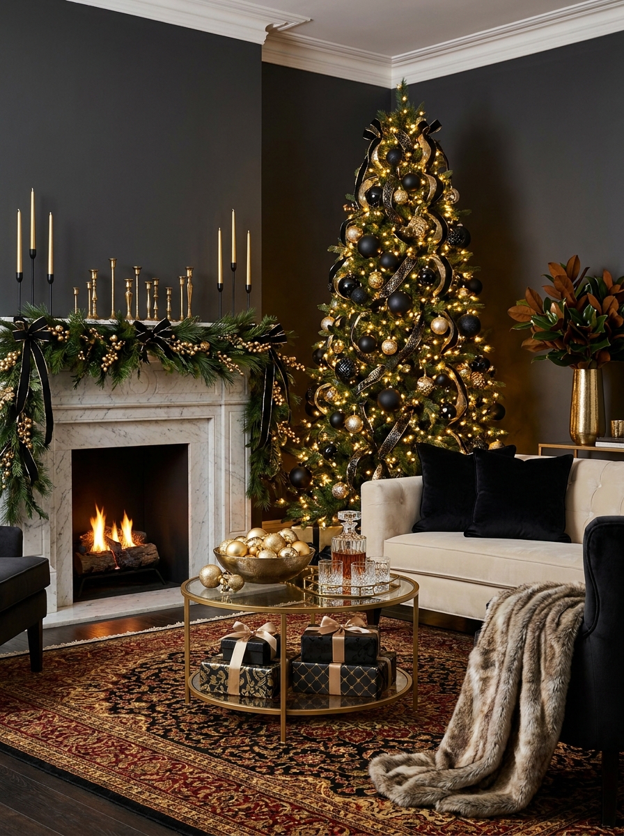 Black and Gold Glamorous Drama