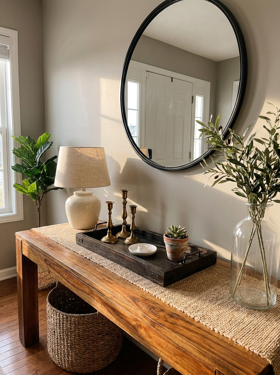 Create Balance With a Decorative Tray