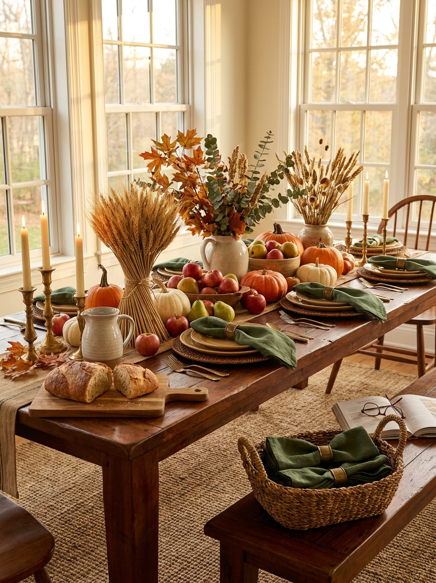 Abundant Harvest Farmhouse Table