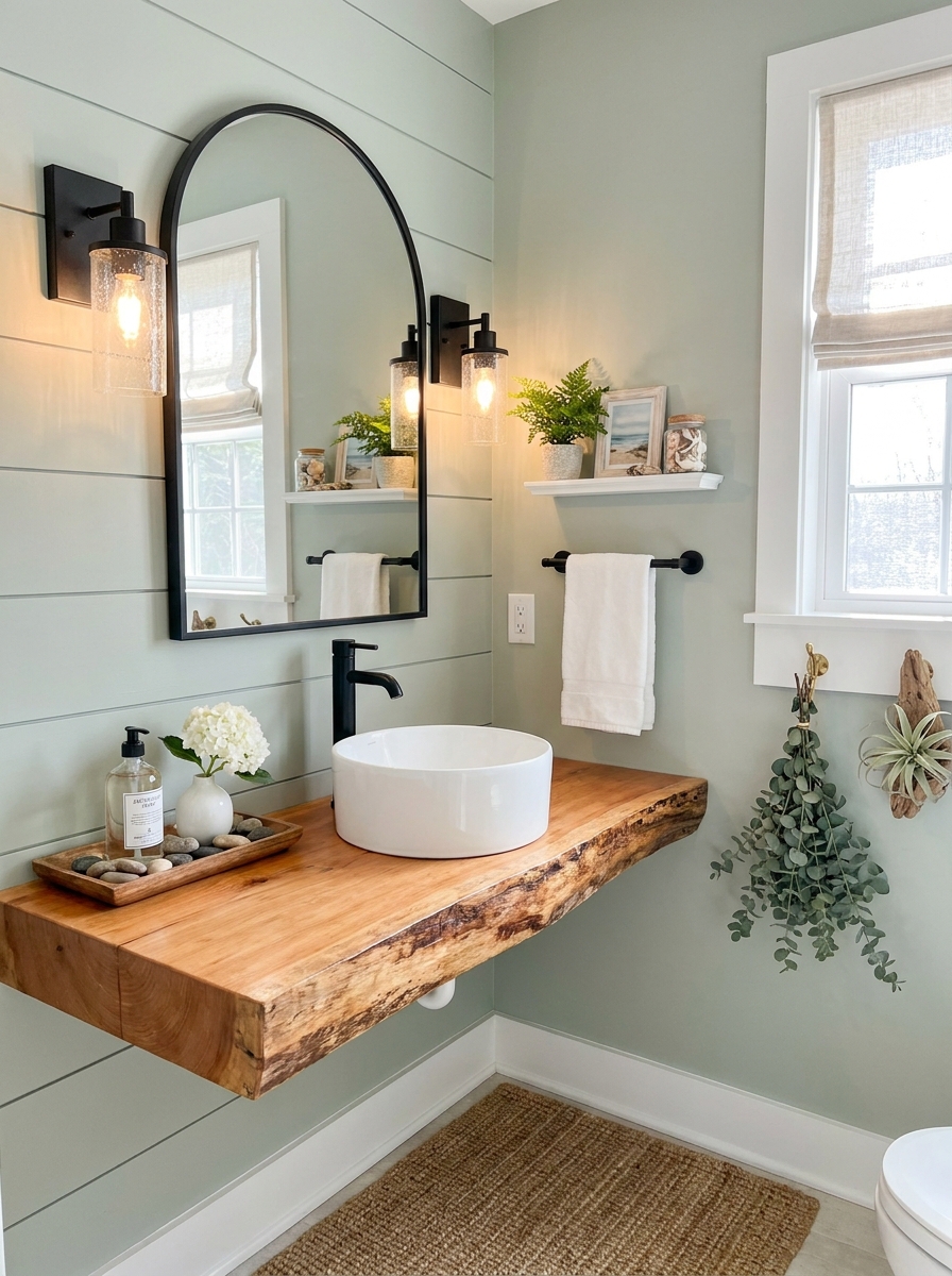 An Unexpected Vanity Material (Think Stone or Wood)