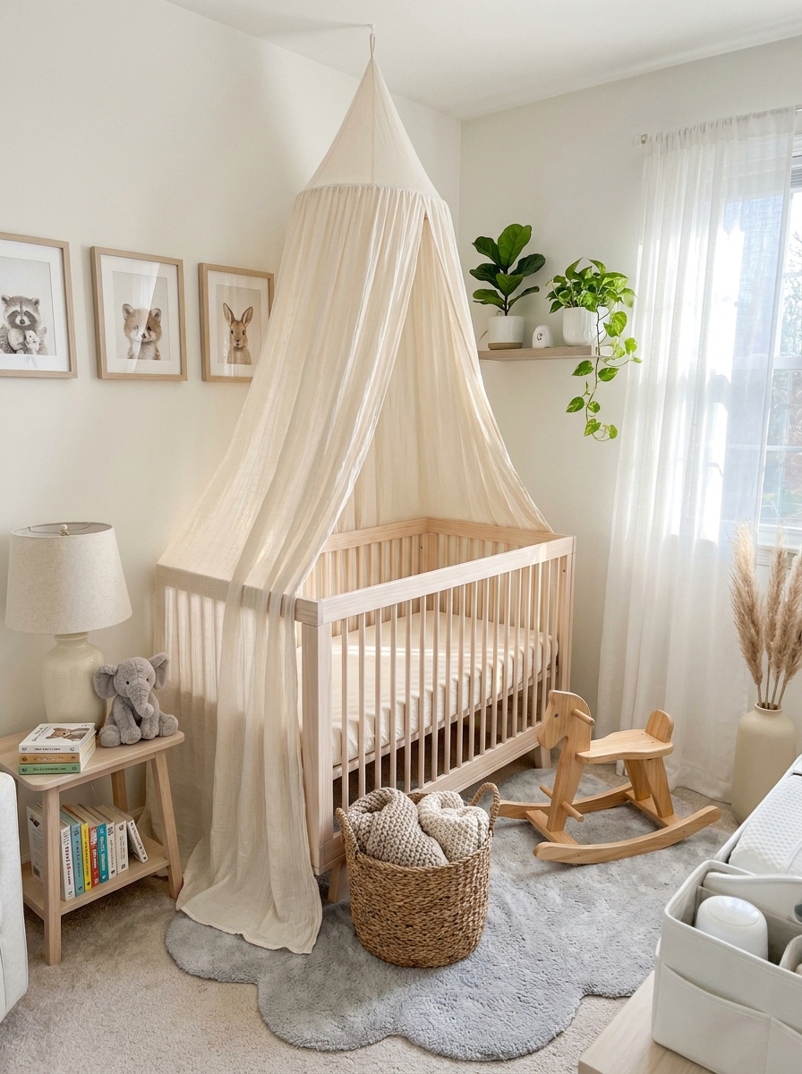 Dreamy Canopy Layers for Gentle Enclosure