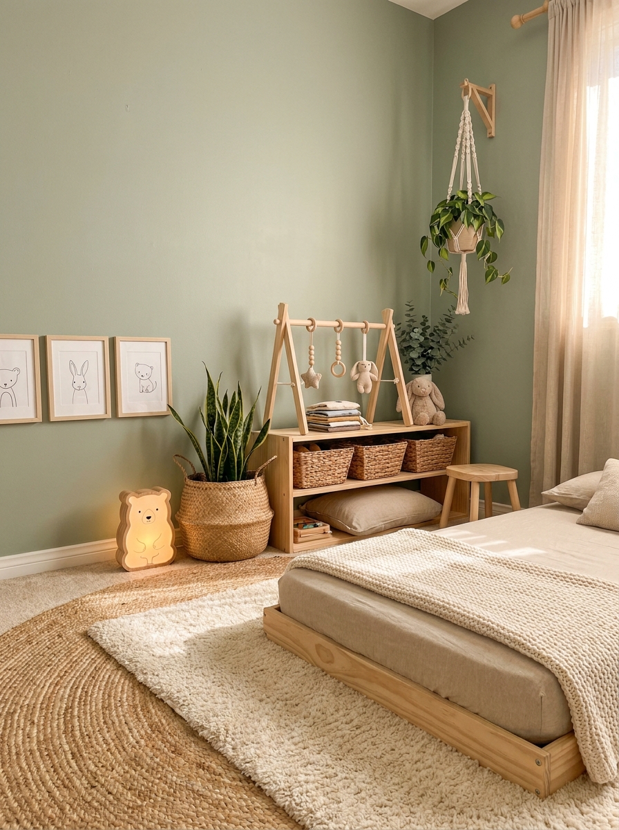 Montessori-Inspired Low Floor Bed Setup