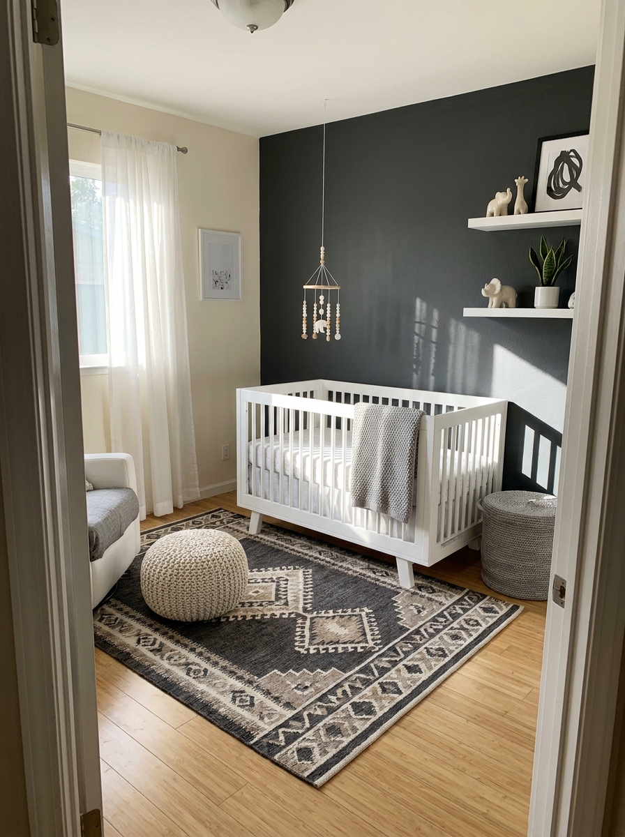 Charcoal and Cream Contrast