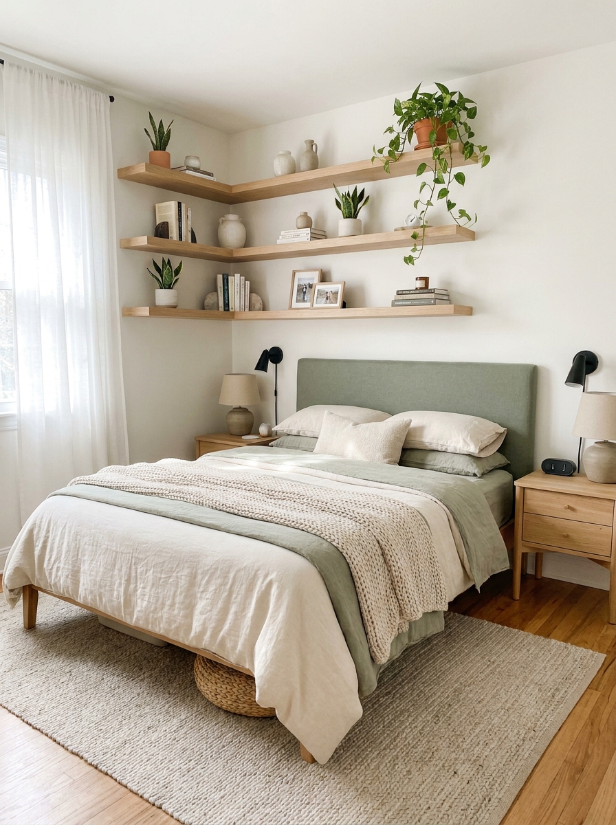 Corner Shelving Uses Dead Space You're Probably Wasting