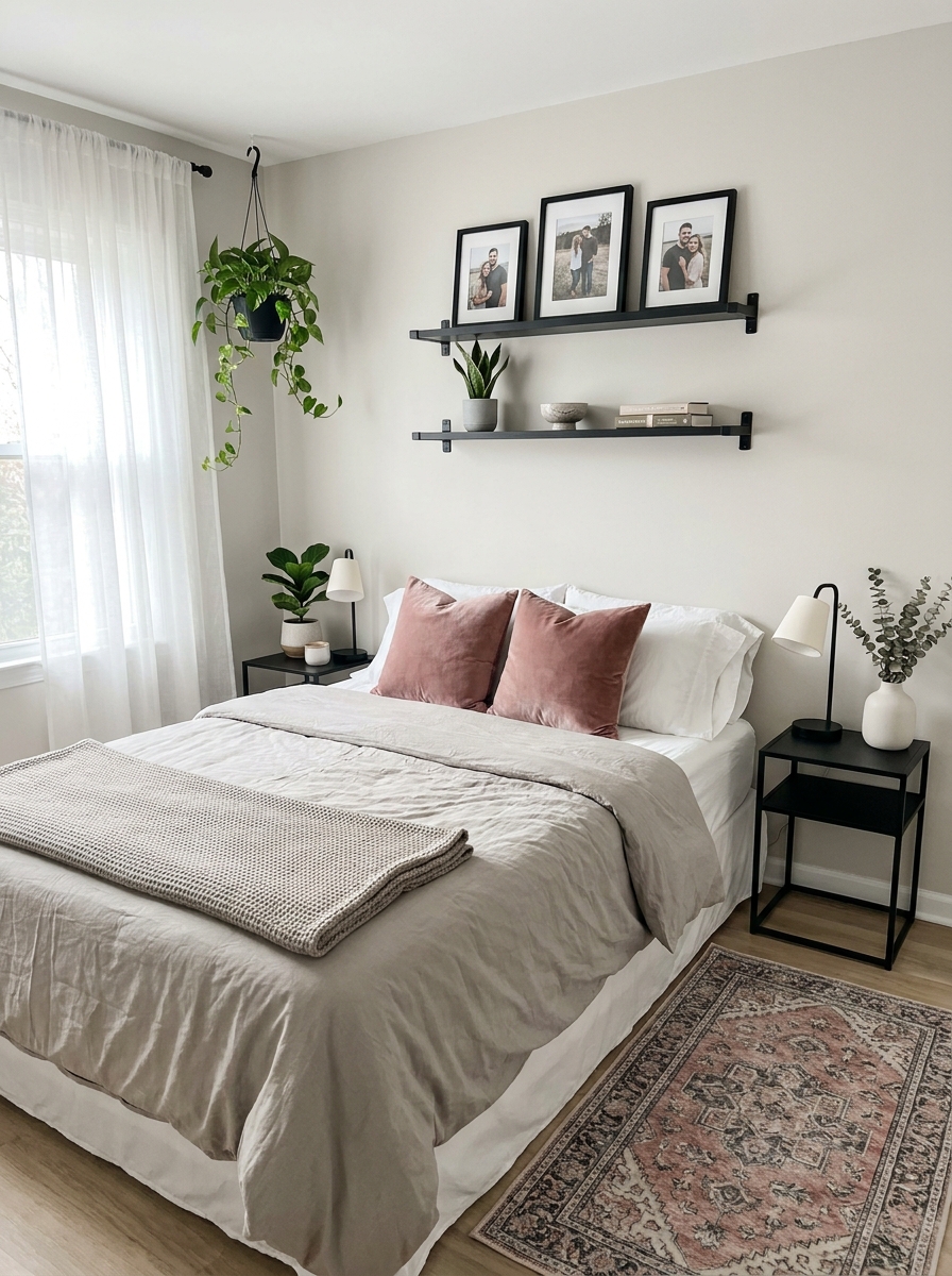 A Cohesive Color Scheme Keeps Small Spaces from Feeling Chaotic