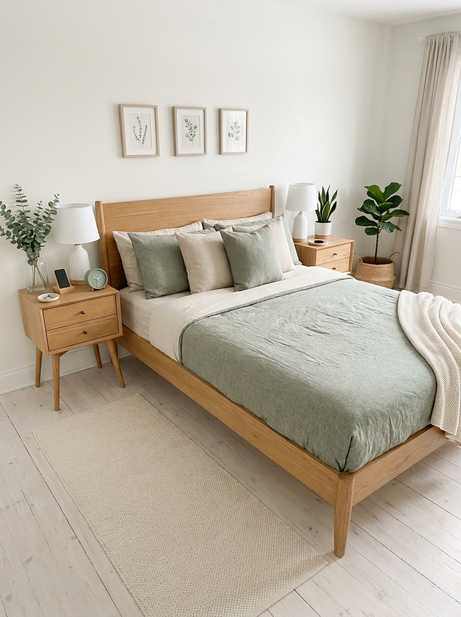 Matching Slim Furniture Keeps Things Cohesive and Calm