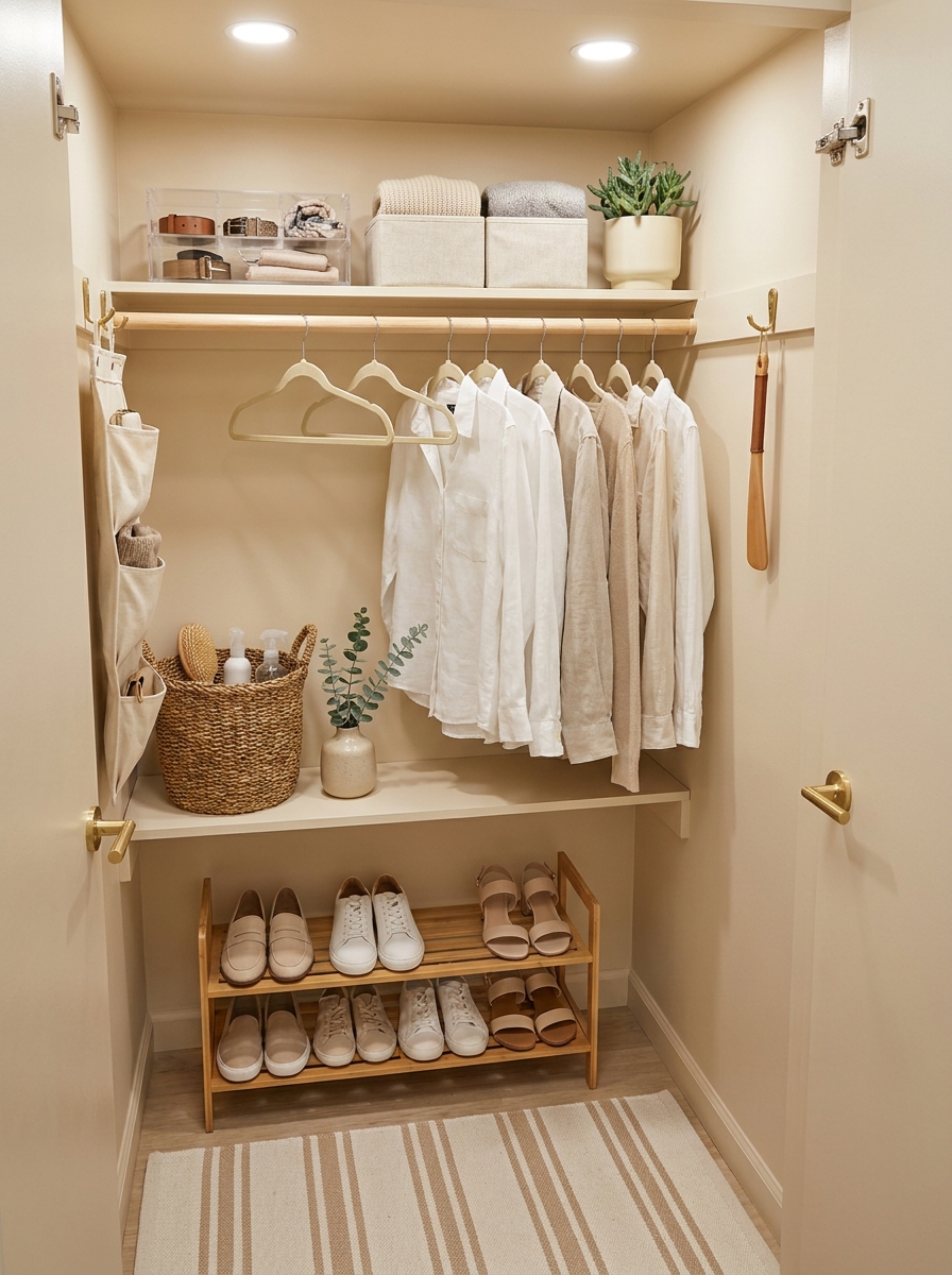 A Dedicated Shoe Rack That Stops The Floor Pile