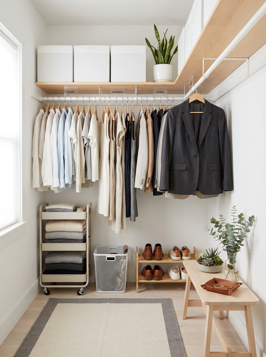 Closet Rod Dividers That Section Your Wardrobe