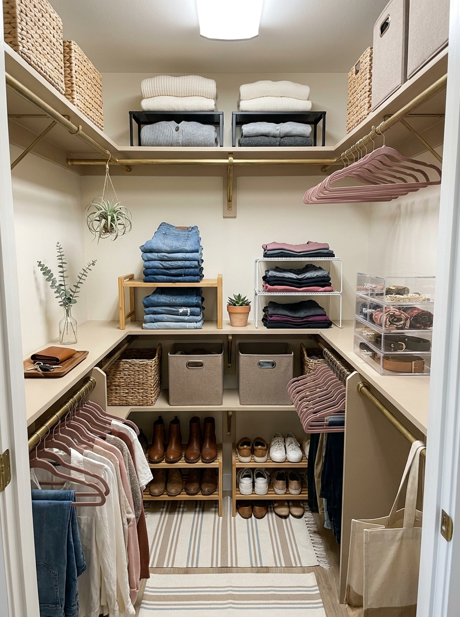 Shelf Risers That Double Your Folded Storage