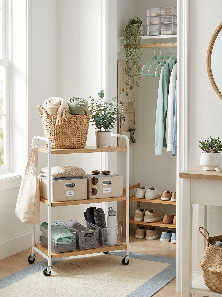 Rolling Carts That Bring Storage Out Of Hiding