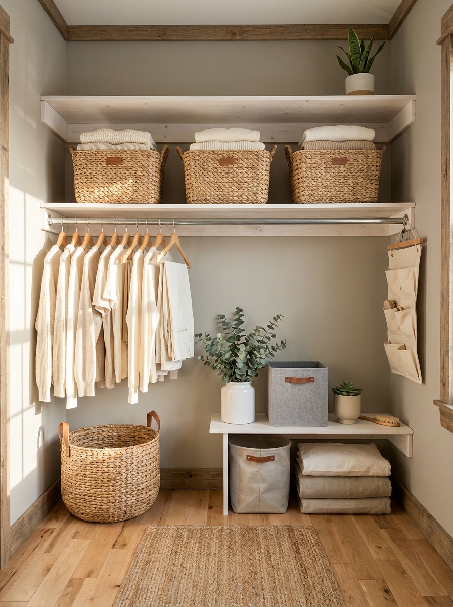 Matching Storage Baskets That Make Clutter Look Intentional
