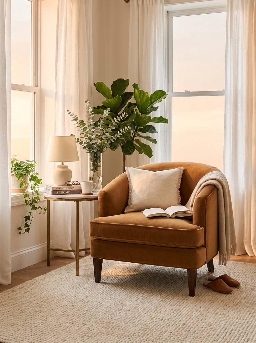 Velvet Accent Chairs That Look Custom Upholstered