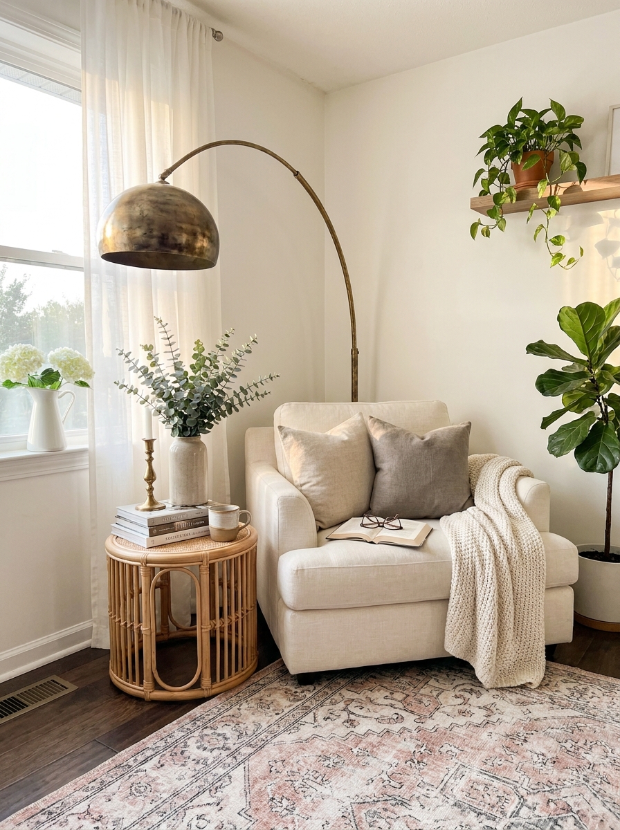 Brass Floor Lamps with That Sculptural Thing Going On
