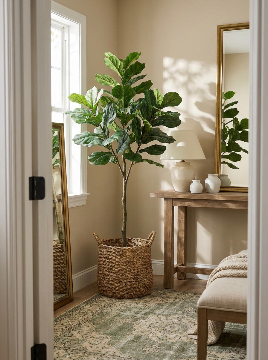 Faux Fiddle Leaf Fig Trees That Look Absurdly Real