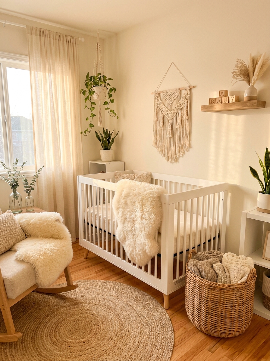 Sheepskin Throws Scattered for That Touchable Softness