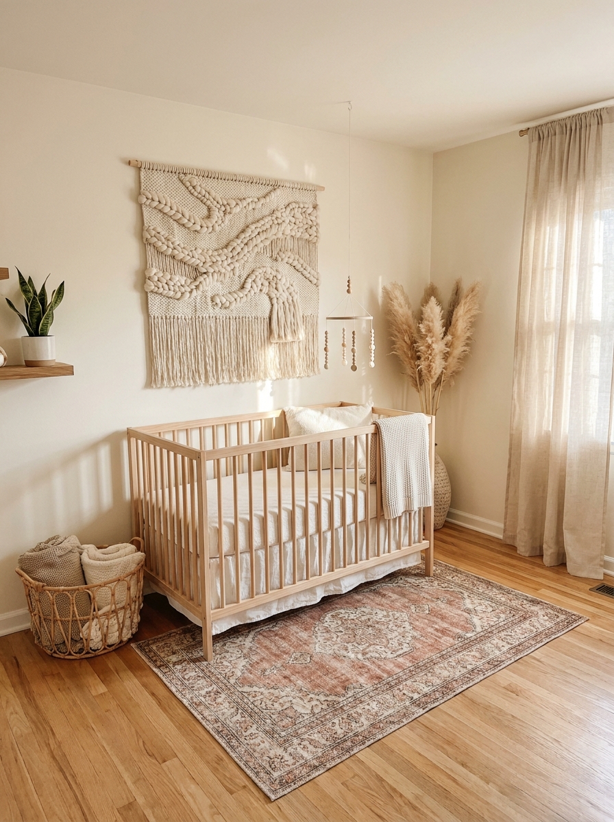 Macramé Cloud Nine Above the Crib