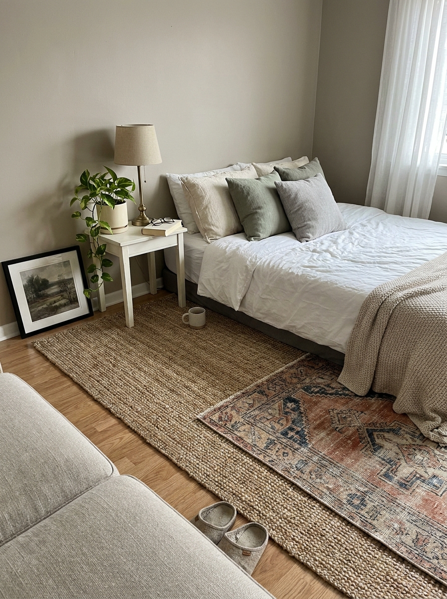 Layer Rugs for an Expensive Look