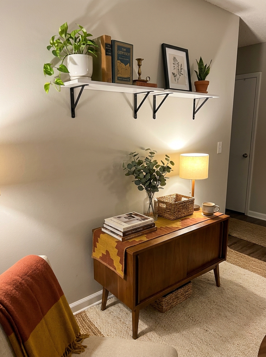 Turn Floating Shelves Into Statement Displays