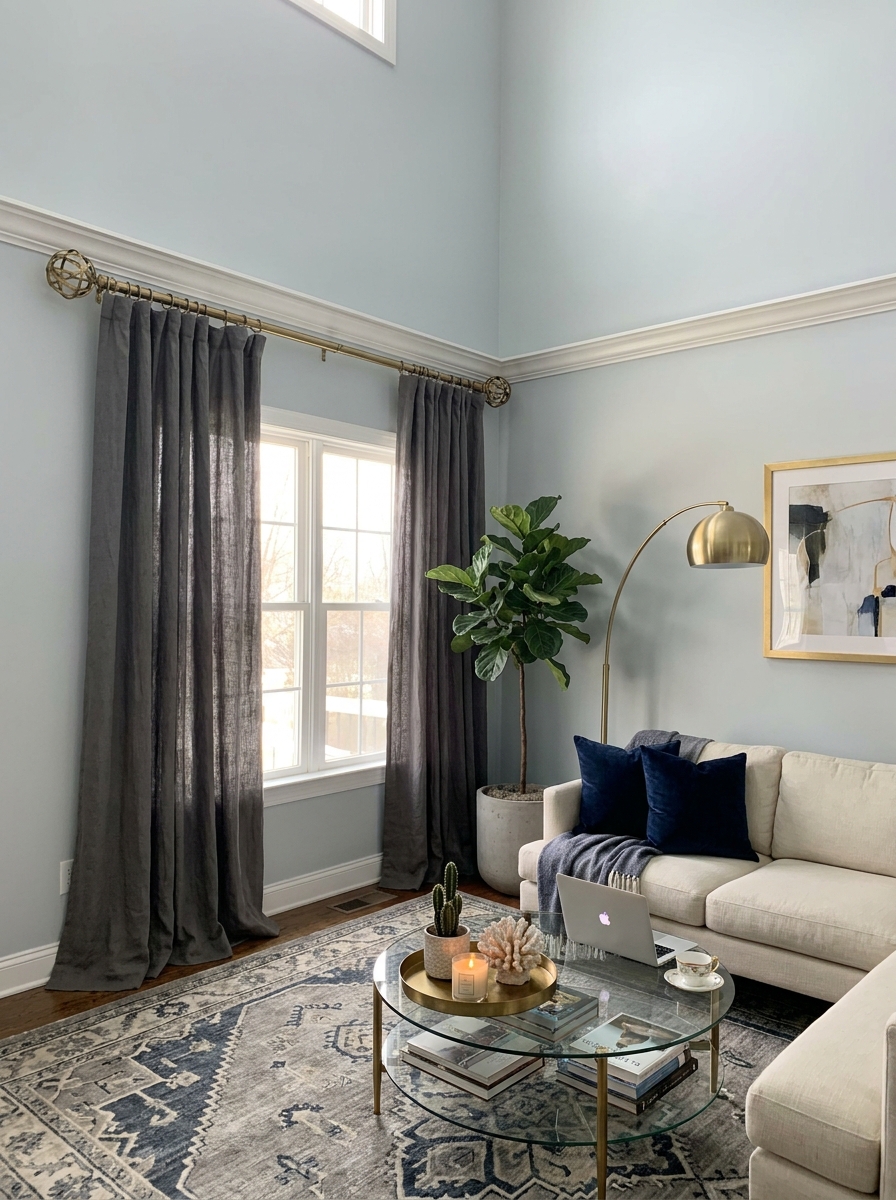Add a Decorative Finial That Draws Eyes to the Ceiling