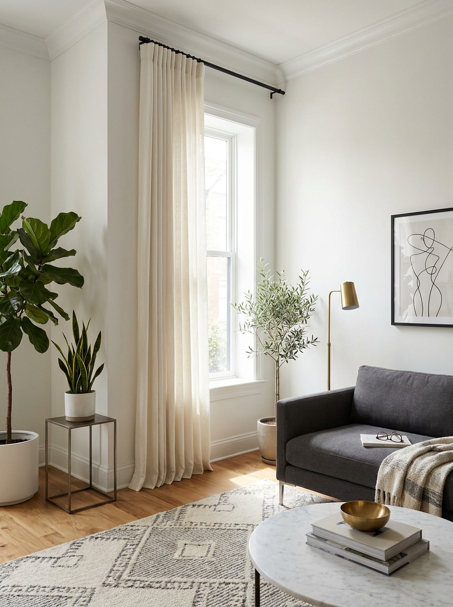 Hang a Single Panel Instead of Pairs for a Sleeker Line