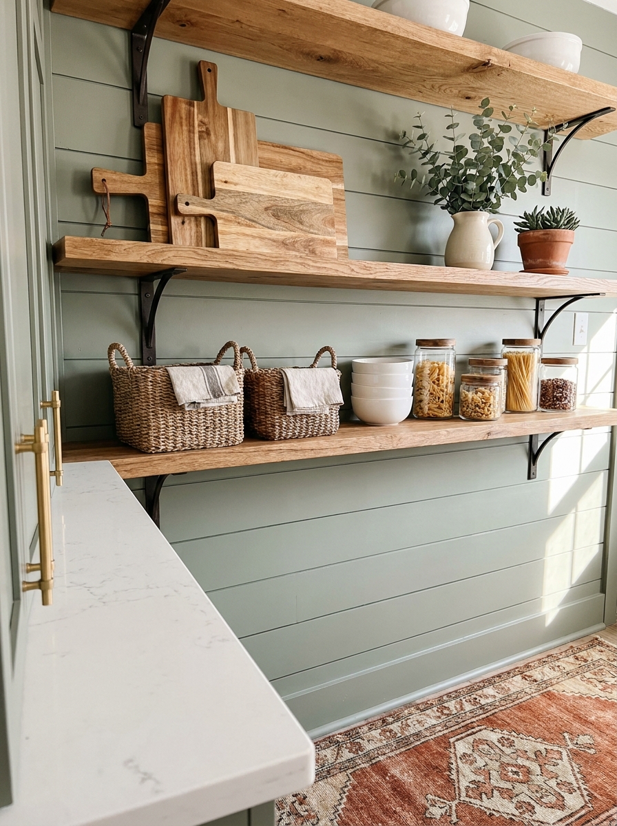 Layer in Texture With Wood and Woven Pieces