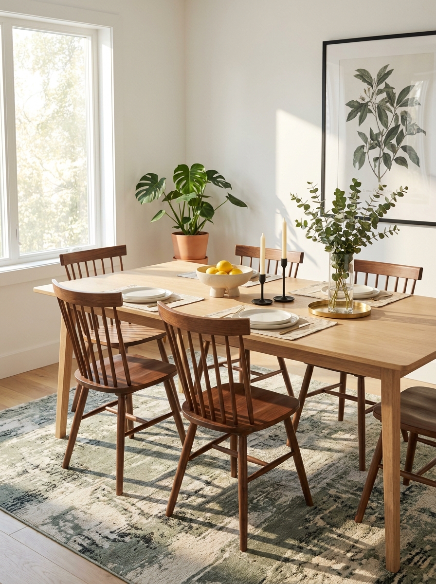 The Spindle Dining Chairs That Scream Mid-Century