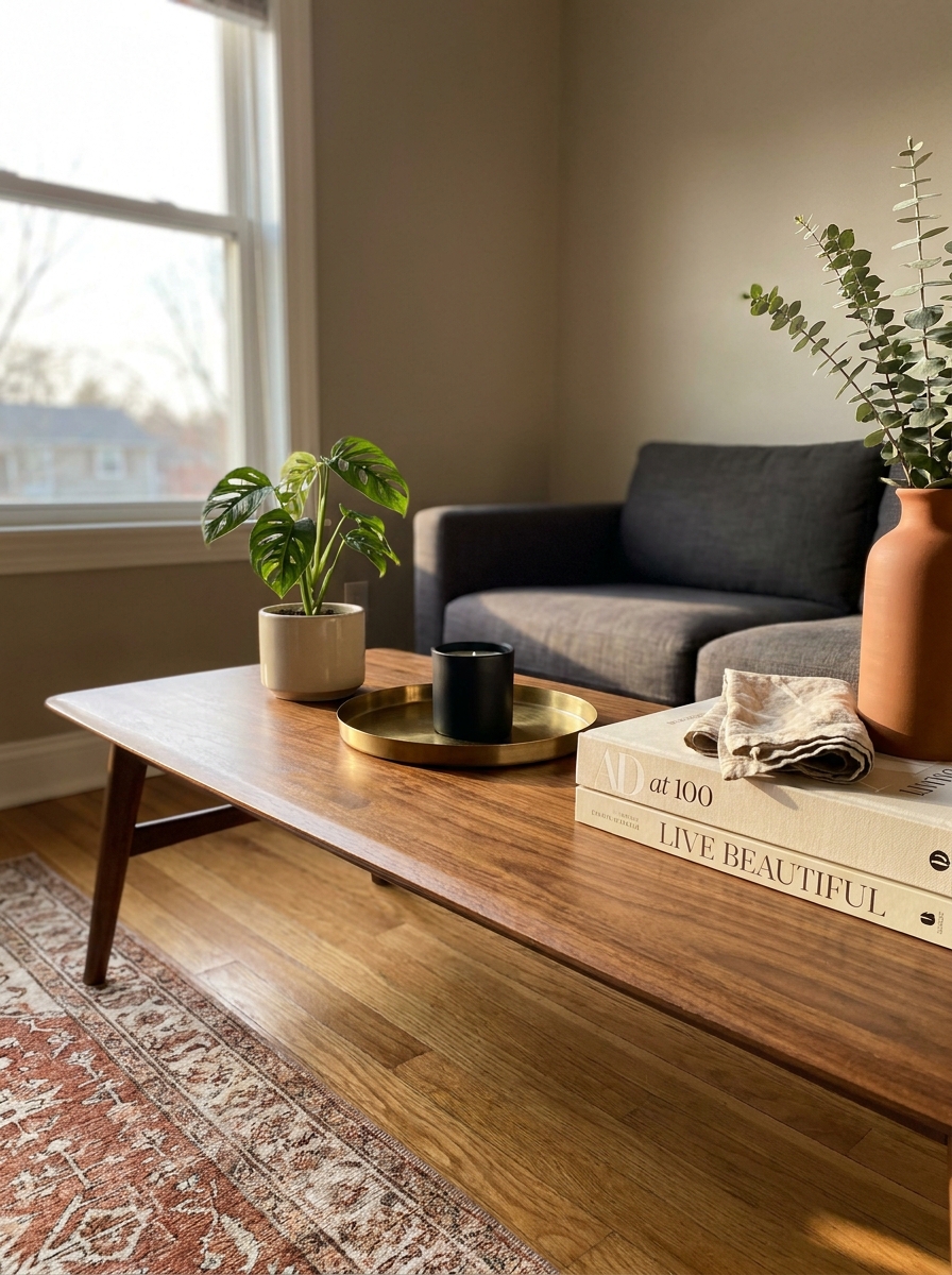 The Walnut Wood Coffee Table Everyone Thinks Is CB2