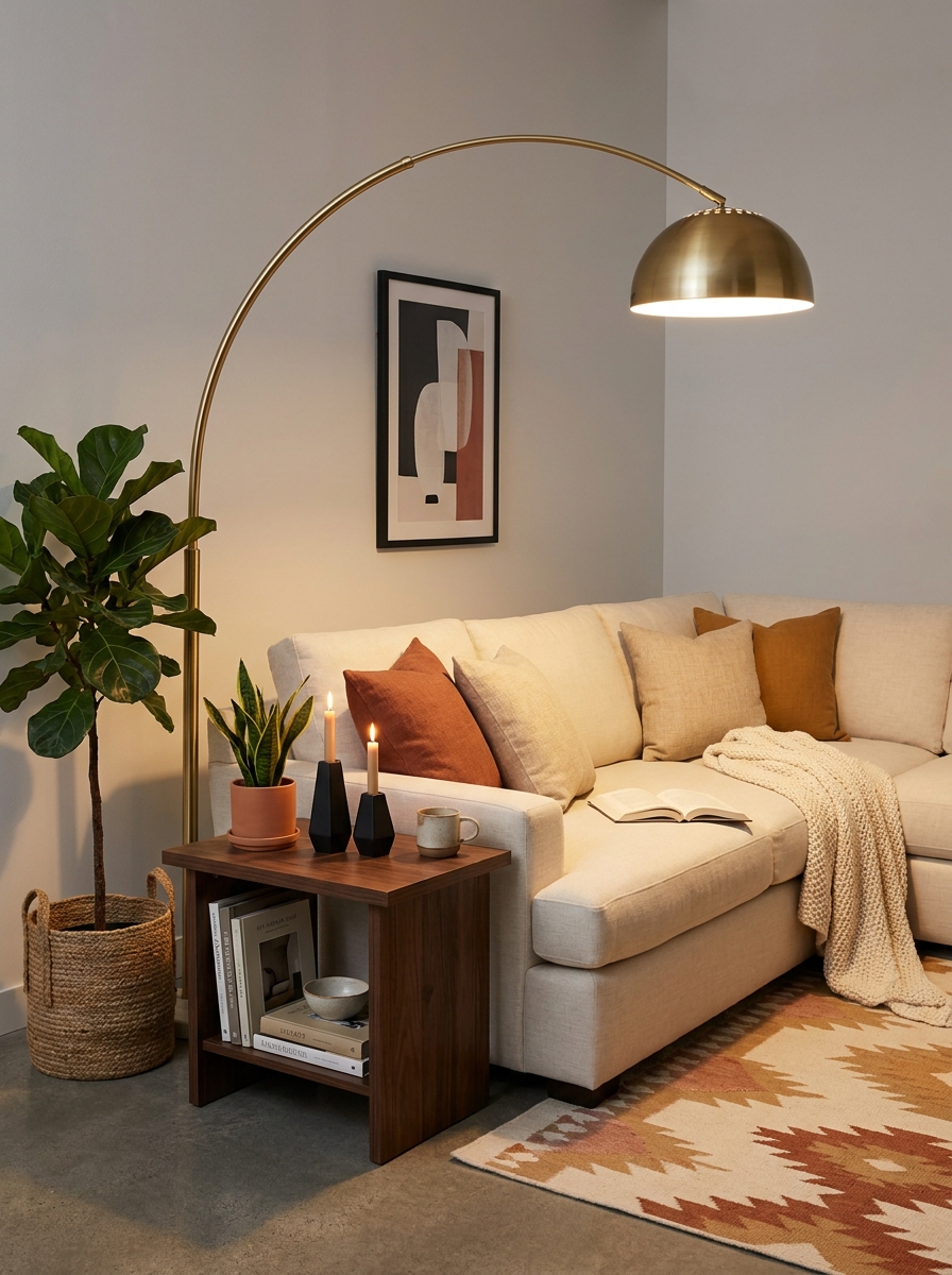 The Brass Arc Floor Lamp That Costs 60% Less