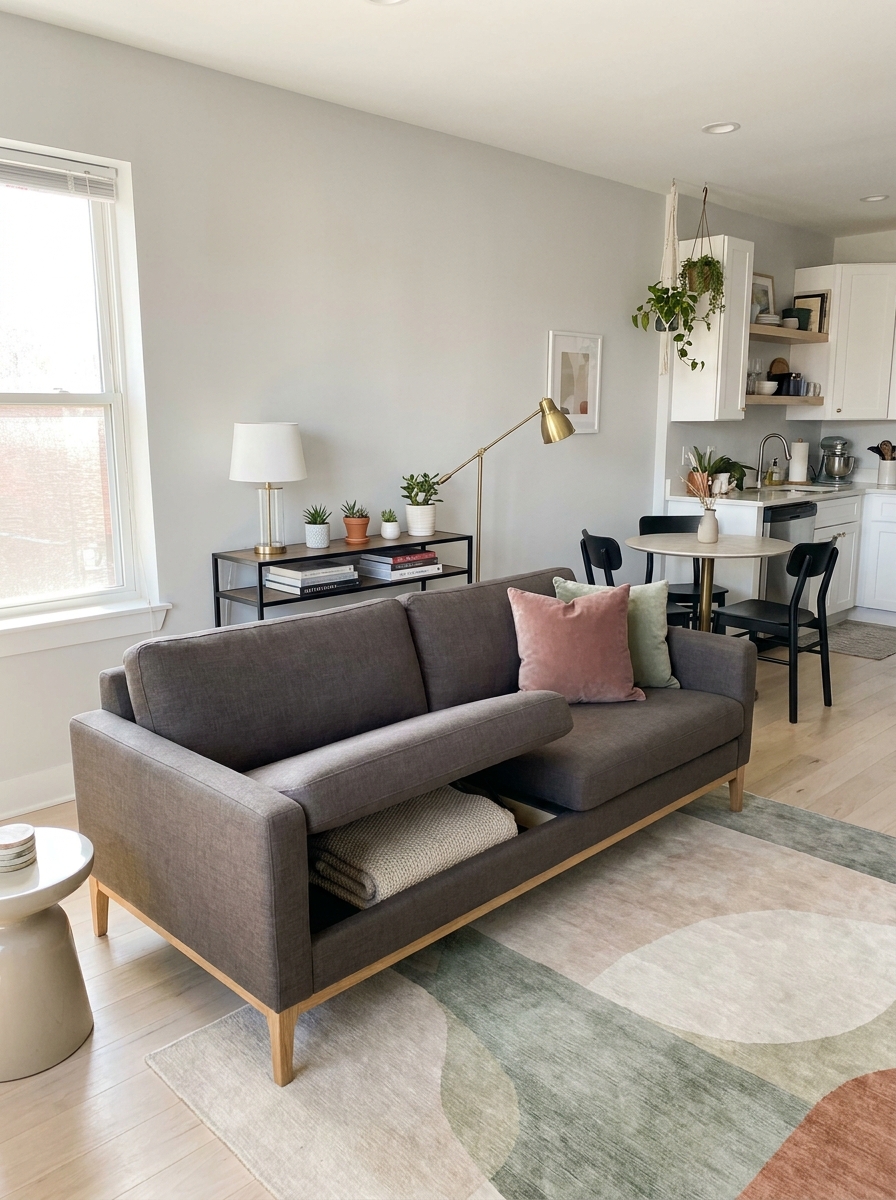 A Sofa That Pulls Double Duty