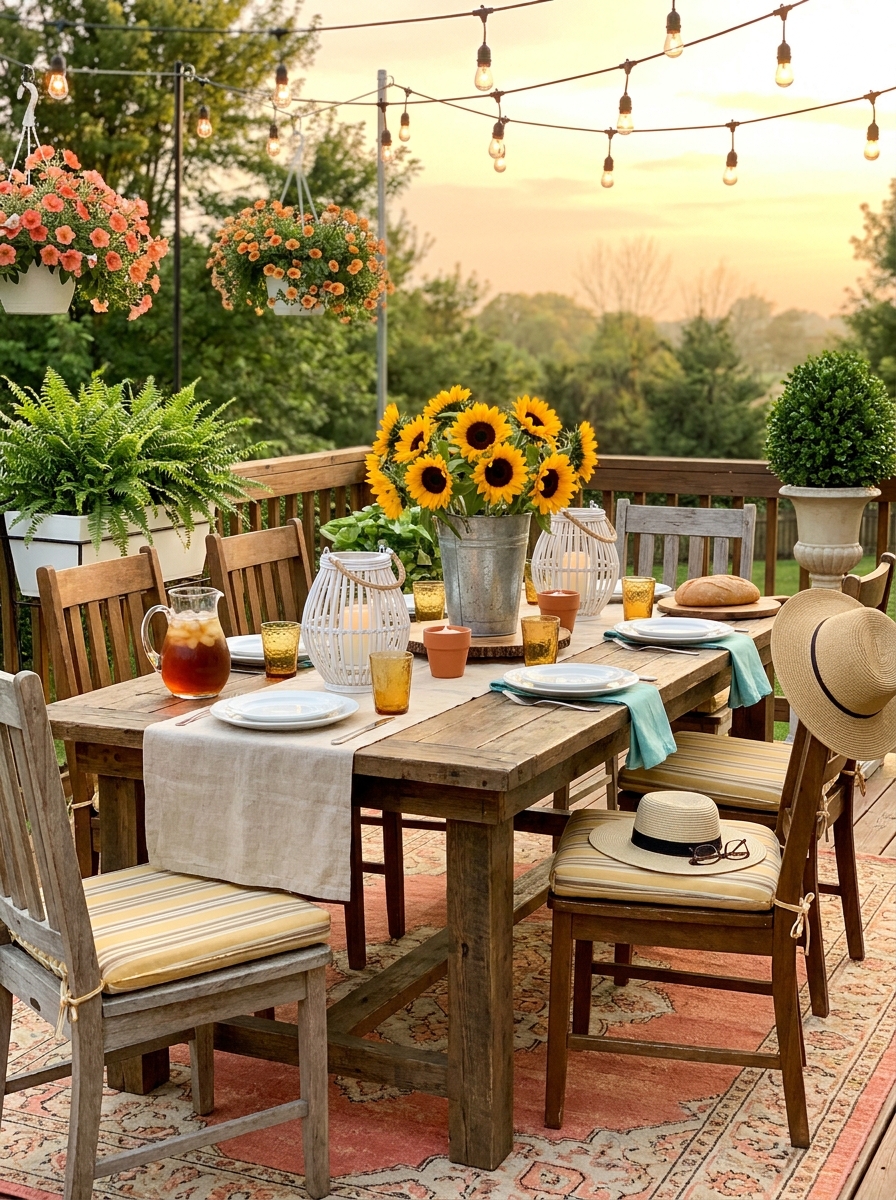 Add an Outdoor Dining Table for Long Summer Nights
