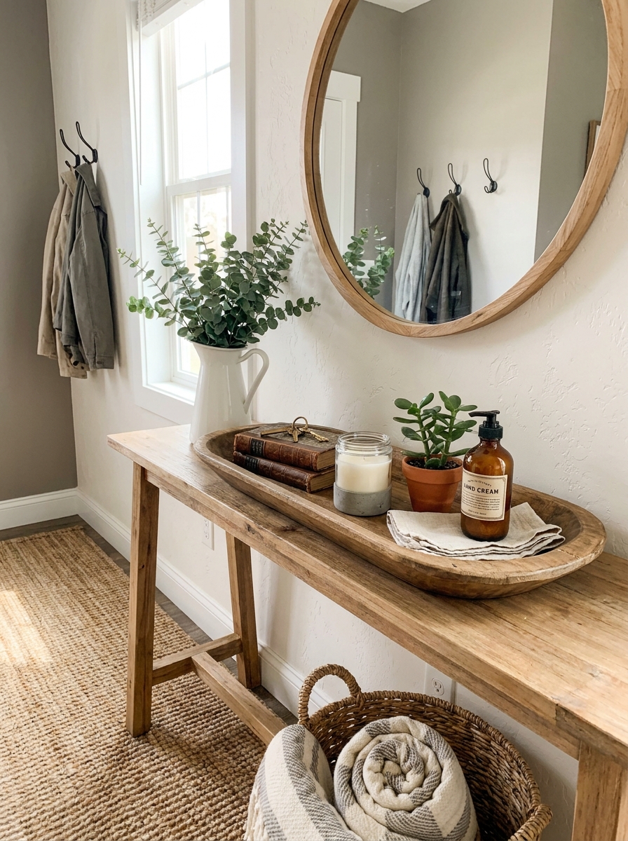 A Styled Tray That Corrals the Everyday Stuff